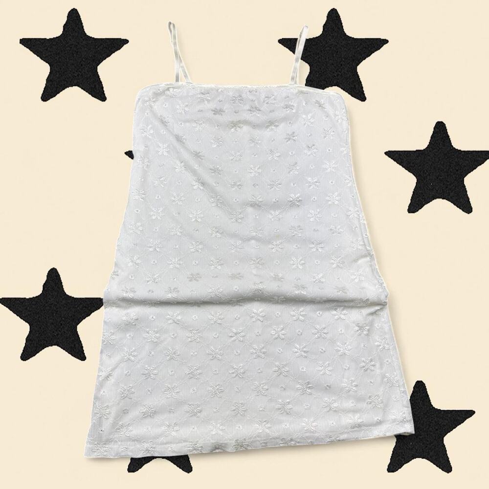 ★ Zenobia white embroidered dress ★
